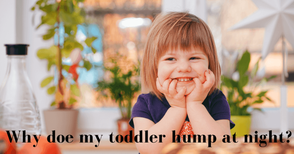 Adorable toddler is smiling